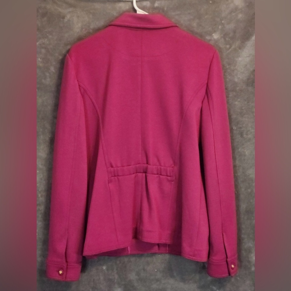 Charter Club Magenta Utility Jacket - Picture 3 of 7
